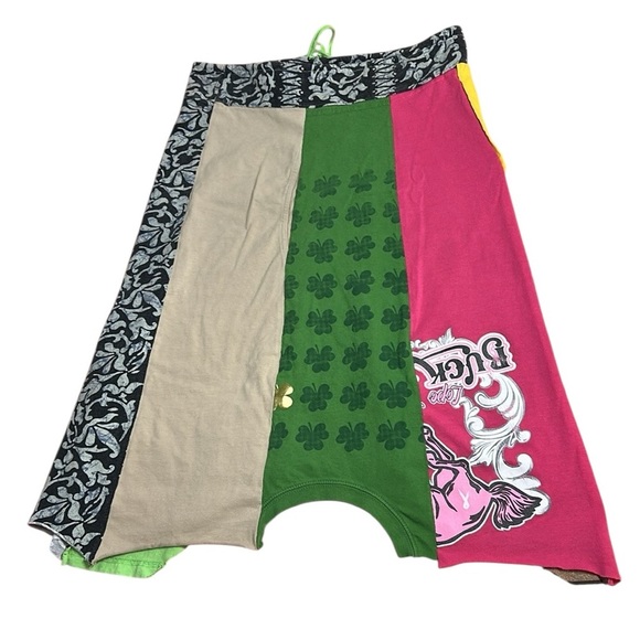 Handmade Recycled Upcycled T Shirt Skirt One of a Kind Unique approx size M - Picture 14 of 14